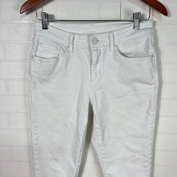 Levi Strauss Womens White Ankle Jeans Size 28W - Picture 2 of 12